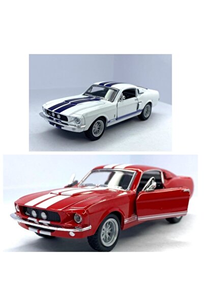 Genel Markalar 1967 Ford Shelby Gt - 500 - Çek Bırak 5inch. Lisanslı Model Araba, Oyuncak Araba 1:38