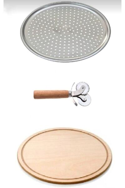 MS Store مجموعة طبخ وتقديم البيتزا من إم إس 3 قطع