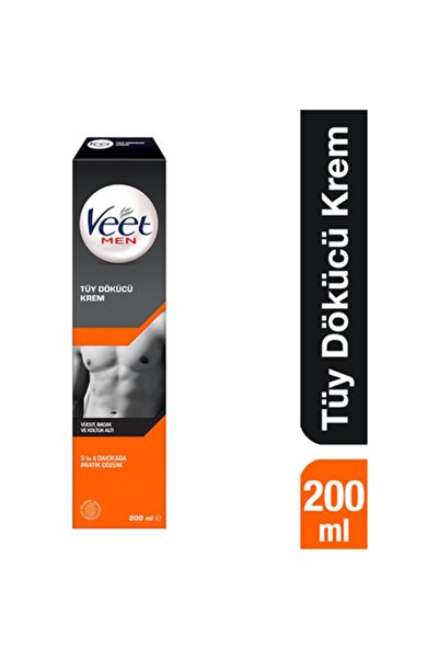Veet Men Tüy Dökücü Krem 200 Ml Erkeklere Özel