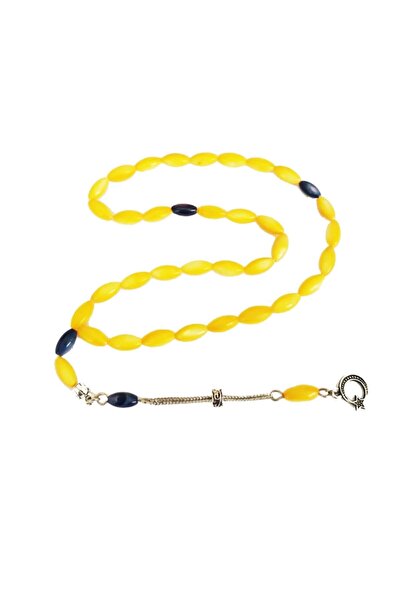 PİGADO Звезда и полумесец с ресни от ечемик, нарязан на жълто и тъмносиньо, п...