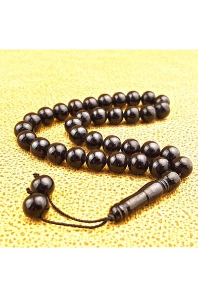 PİGADO Ροζάριο από πέτρα κοπής σφαιρικής μορφής, αληθινό ροζάριο από πέτρα Ερ...