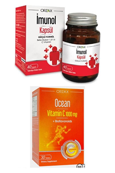 Ocean 40 Kapsül Ve Ocean C Vitamini 1000 mg 30 Tablet