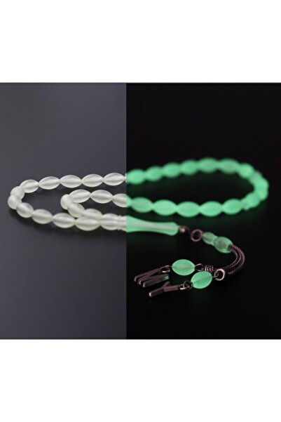 PİGADO Kişiye Özel Harfli Püskül Fosforlu Kedigözü Tesbih Tespih