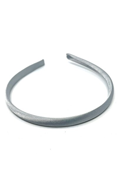 Tahtakaledeyim Satin Embroidered Plastic Crown Gray Color 1 cm Wide 1 Piece