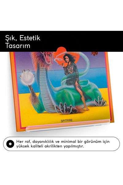 Gereksiz Şeyler Ράφι πινάκων Ράφι πινάκων Βάση προβολής πινάκων Βιβλιοθήκη Βιβλιοθήκη Ράφι προϊόντων 2 τμχ