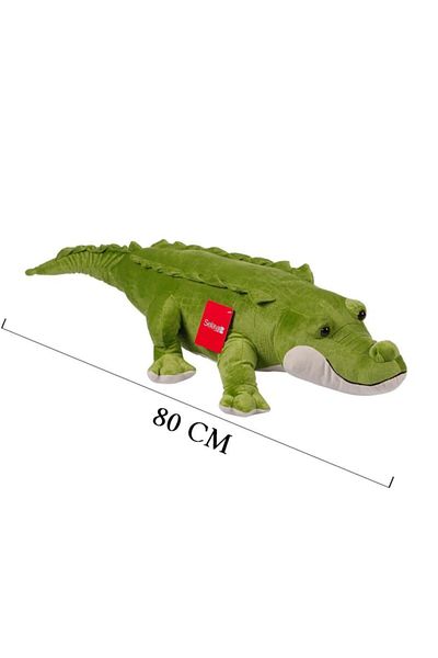 SELAY TOYS 80 cm Green Crocodile Plush Toy