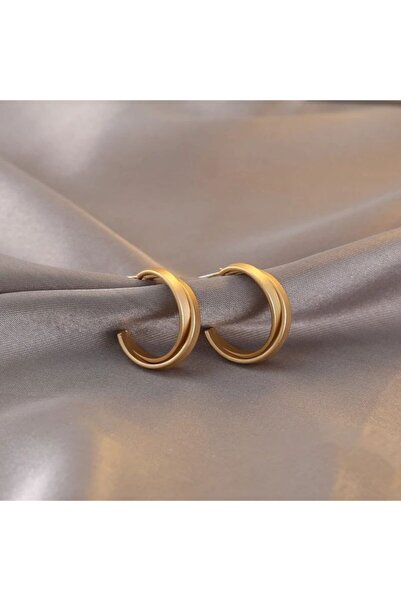 AKCstore Doppelt Gold Küpe