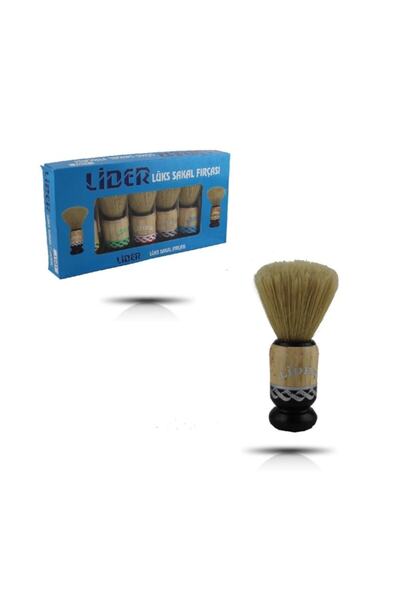 Lider Sakal Traş Fırçası Gerçek Kıldan Erkek Tıraş Fırçası Berber Salonu Erke...