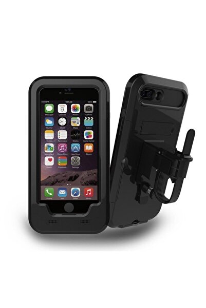 Knmaster Iphone 7 / 8 Plus Su Geçirmez Motosiklet Bisiklet Telefon Tutucu