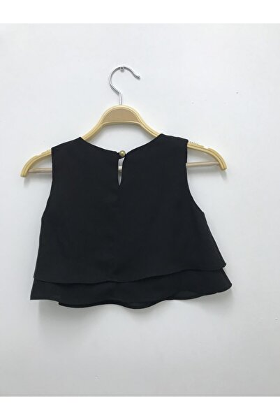 Pitti Girl's Black Blouse 91001