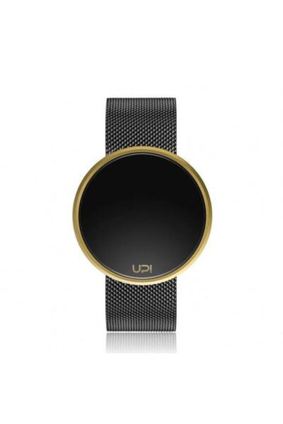 Up! Watch Round Steel Gold&black Two Tone Unisex Kol Saati