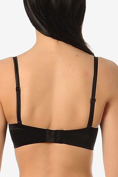 Yeni İnci Black Women's Beige Strapless Gathering Minimizer Bra 1680 New Season
