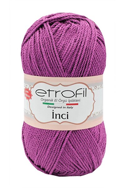 Etrofil Inci прежда за ръчно плетене - 100 г/230 м - 70660 Лилаво