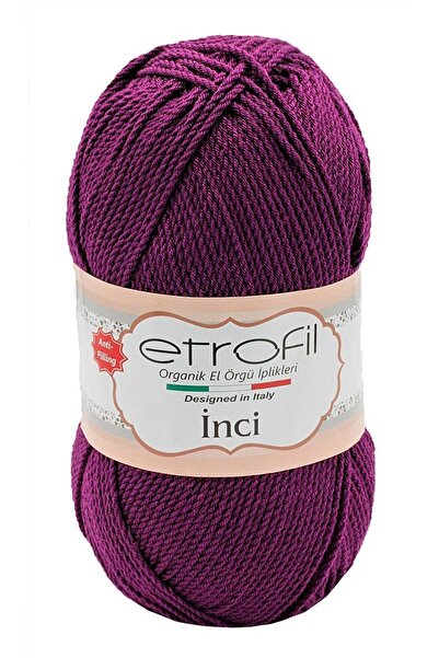 Etrofil Inci прежда за ръчно плетене - 100 г/230 м - 70678 Лилаво
