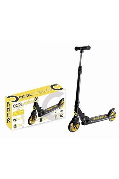 Cool Wheels Folding 2 Wheel Giant Wheel Scooter (+8 Years) 100kg Gray
