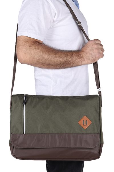 Strong Bag حقيبة كمبيوتر محمول قوية مقاس 15.6 بوصة - مع حجرة وحزام كتف Kft04
