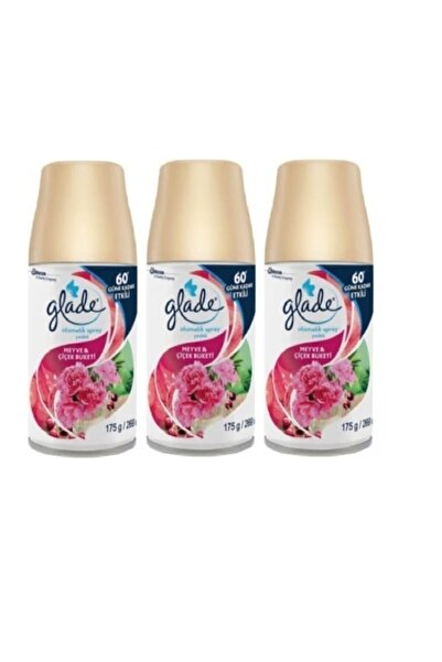 Glade Otomatik Sprey Meyve Çiçek Buketi 3x269 ml