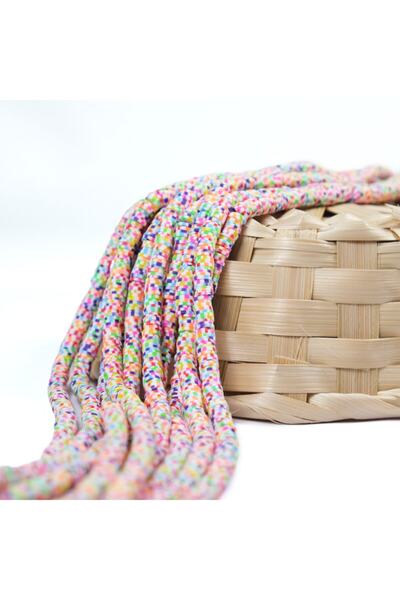 Prestij Boncuk أرين بينك ظلال مختلط الألوان فيمو الخرز 1 سلسلة 40 سم