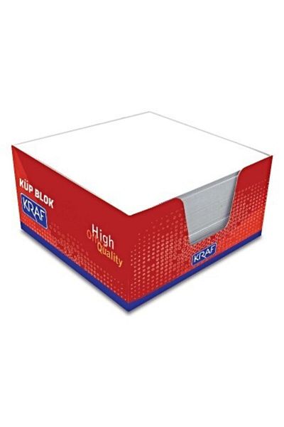 KRAF White Cube Block - 9x9 Cm, 116g
