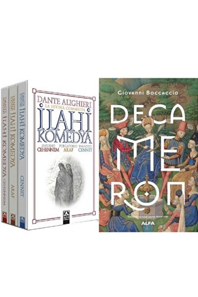 Altın Kitaplar Ilahi Komedya 3’lü Set - Özel Kutulu - Decameron / 2 Kitap Set