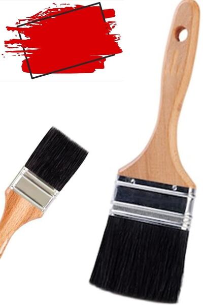 AKSUFEZ Fırça Ahşap Yağlı Boya Fırçası No:2 1410