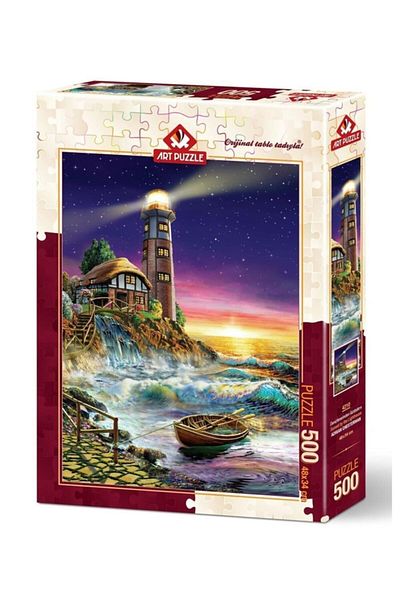 Art Puzzle 4210 Art Puzzle Sunset from Lighthouse 500 Pieces Puzzle