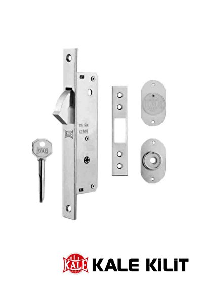 Kale Kilit 201 F Kanca Sürgülü Prazis Silindirli Gömme Kilit 20 Mm / Nikel