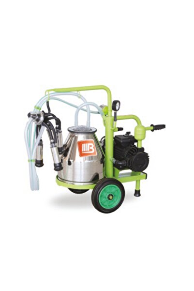 BARTECH Tekli Mini Model Kuru Tip Inek Sağım Makinesi - Alüminyum Güğüm