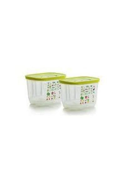 Tupperware Tupperaware Greenhouse Refrigerator Storage Container Vertical (2 X 1.8 Lt)