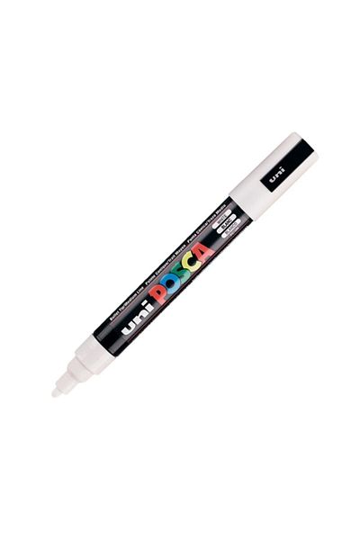 UNİ-BALL Unı-ball Posca Pc-5m White Poster Marker 1.8-2.5