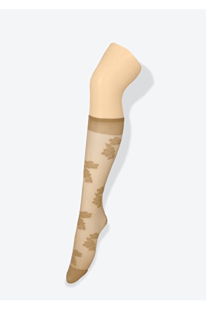 CUBBUX Diz Altıten Renk Desenli 6çift Tül Çorap(15 DEN)