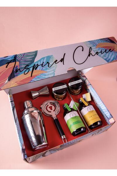 Inspired Choice Kokteyl Set Kutusu 01 - Lime/ginger Cordial - 8 Parça Kokteyl...