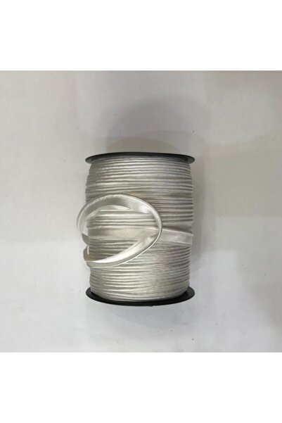 Koza Fermuar Krem Saten Ara Biye 10m