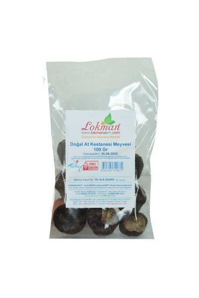 Angel Of Life Natural Horse Chestnut Fruit 100 Gr Package