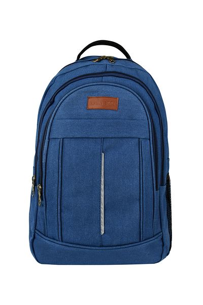 barberri Σακίδιο πλάτης Laptop 17 ιντσών Navy Blue Canvas - Διαμέρισμα, Καθημερινή χρήση, Κωδικός: 7300