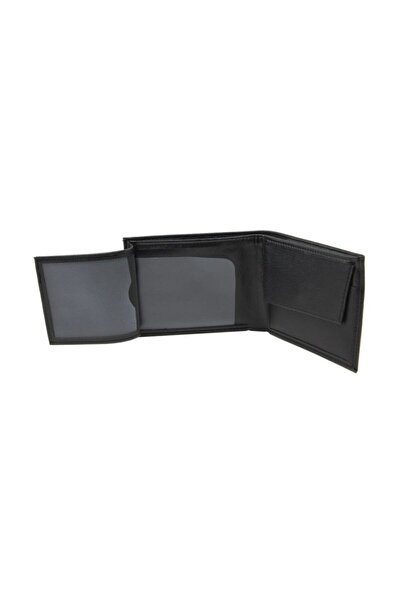 Karalı Deri Men's Belt Wallet Card Holder and Set
