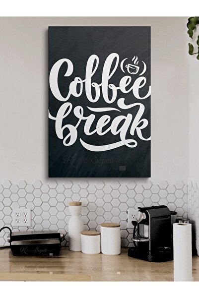 KanvasSepeti Cafe Caffe Cafenele Abstract Trend Decorative Canvas Canvas Prin...