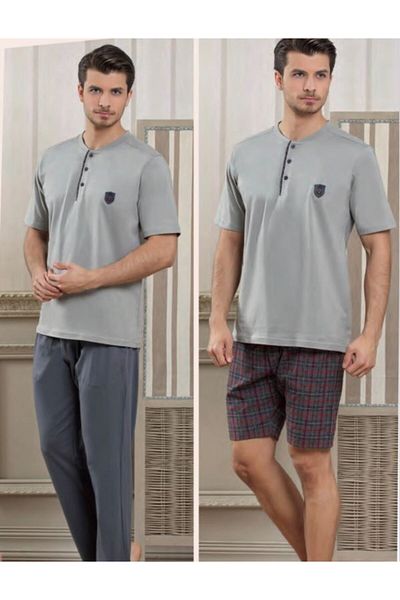 Pelin Pijama Men's 3-Piece Pajama Set -2700