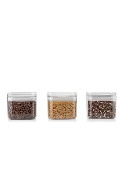Nandy Home 3-Piece 700 ml Transparent Storage Container with Leak-Proof Lid