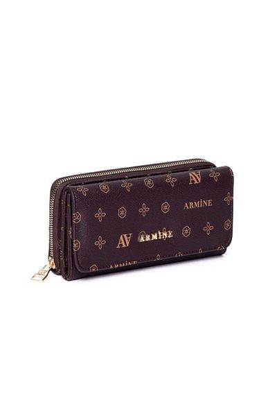 Armine Women's Bag - Wallet and Coffee Printed C-13