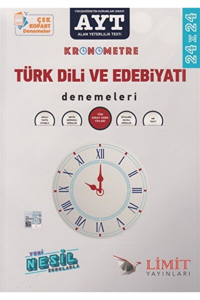 LMT Limit Yayınları Limit Yayınları Ayt Kronometre Türk Dili Ve Edebiyatı 24x...