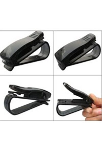 FırsatVar Oto Araç Içi Mandallı Güneş Gözlüğü Tutucu Tutma Aparatı
