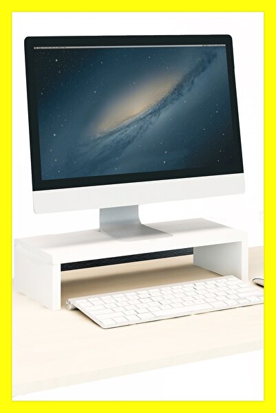 Walk and way Woody Plus Monitör Altlığı Ve Yükseltici White Modal For Pc And Mac