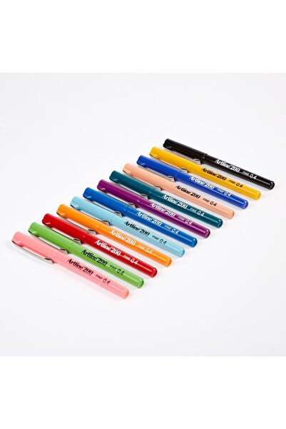 artline 200 Fine 0.4 Fineliner Keçeli Kalem 12 Renk