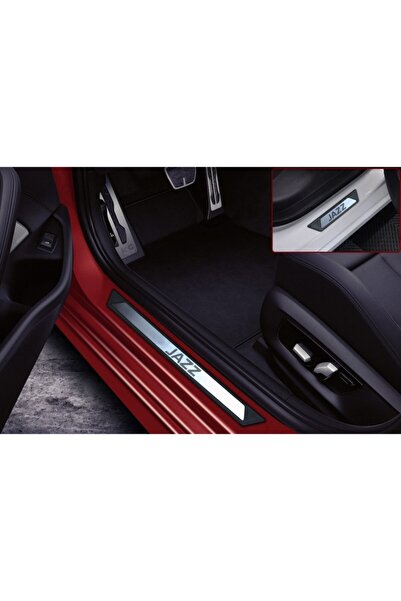 KromGaraj Honda Jazz Krom Kapı Eşik Koruması Black Edition 2002-2008 4 Parça