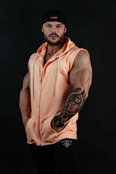 TEAM USA Unisex Usa Stark Sport Zip-up Hoodie Peach