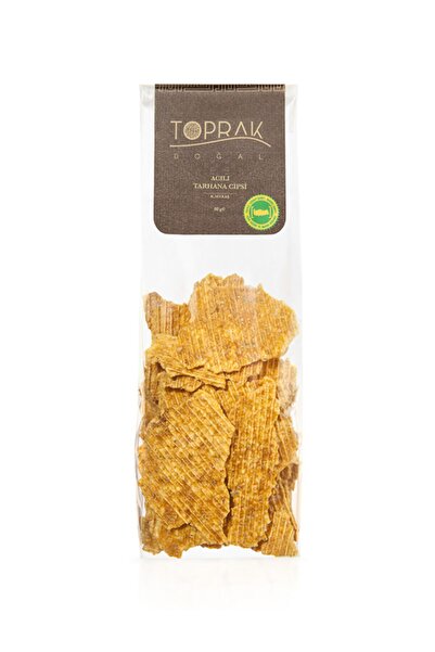 Toprak Doğal Tarhana Cips Ekonomik 3'lü Set - Maraş Tarhana Cipsi Acılı - Fırınlanmış - Sade