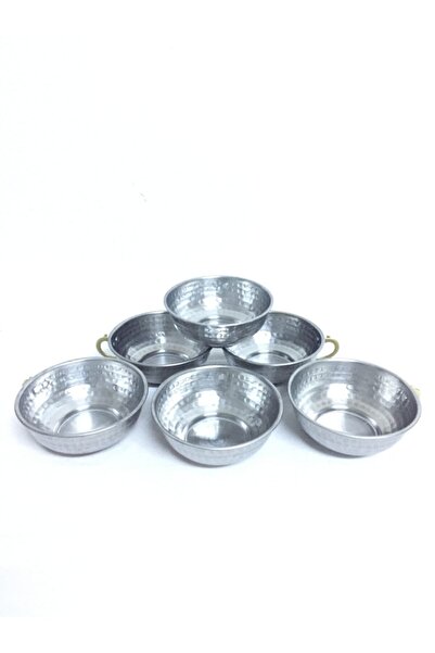 ÜZÜM ÇELİK Stainless Chrome 6-Piece Stone Chrome Cup