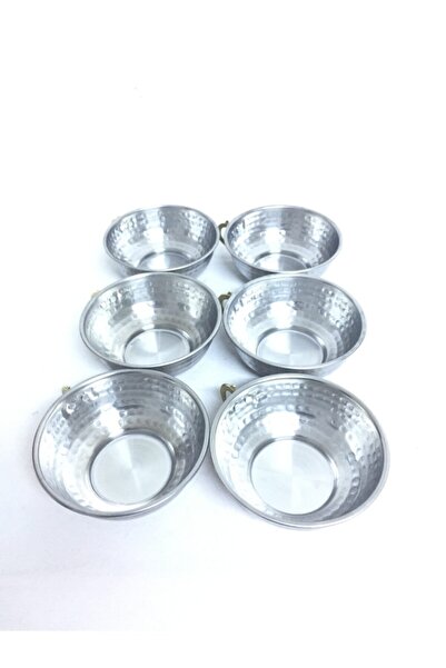 ÜZÜM ÇELİK Stainless Chrome 6-Piece Stone Chrome Cup