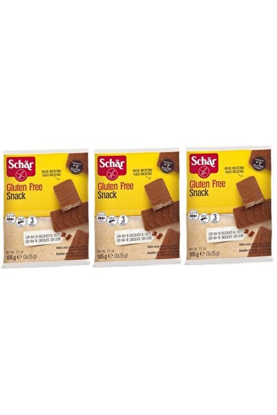 Schar Glutensiz Çikolatalı Gofret 3 Paket